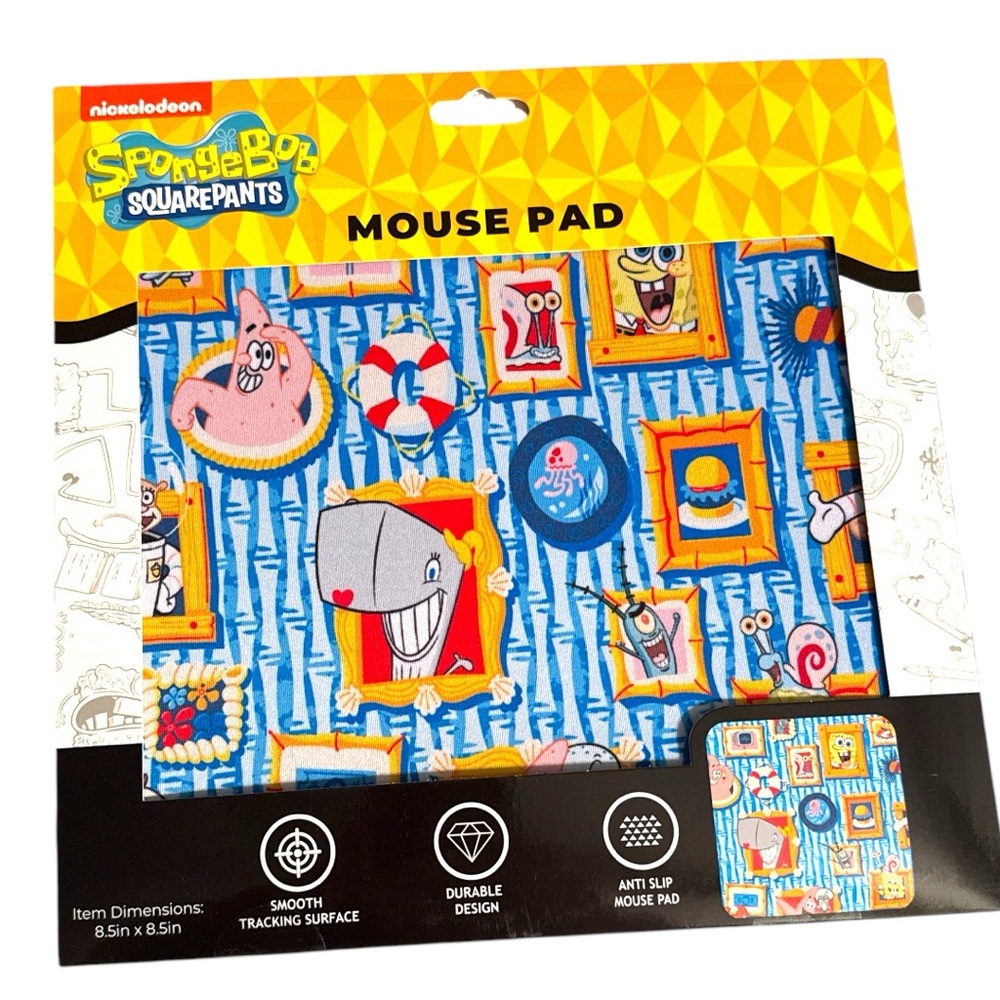 Nickelodeon SpongeBob SquarePants Blue Mouse Pad